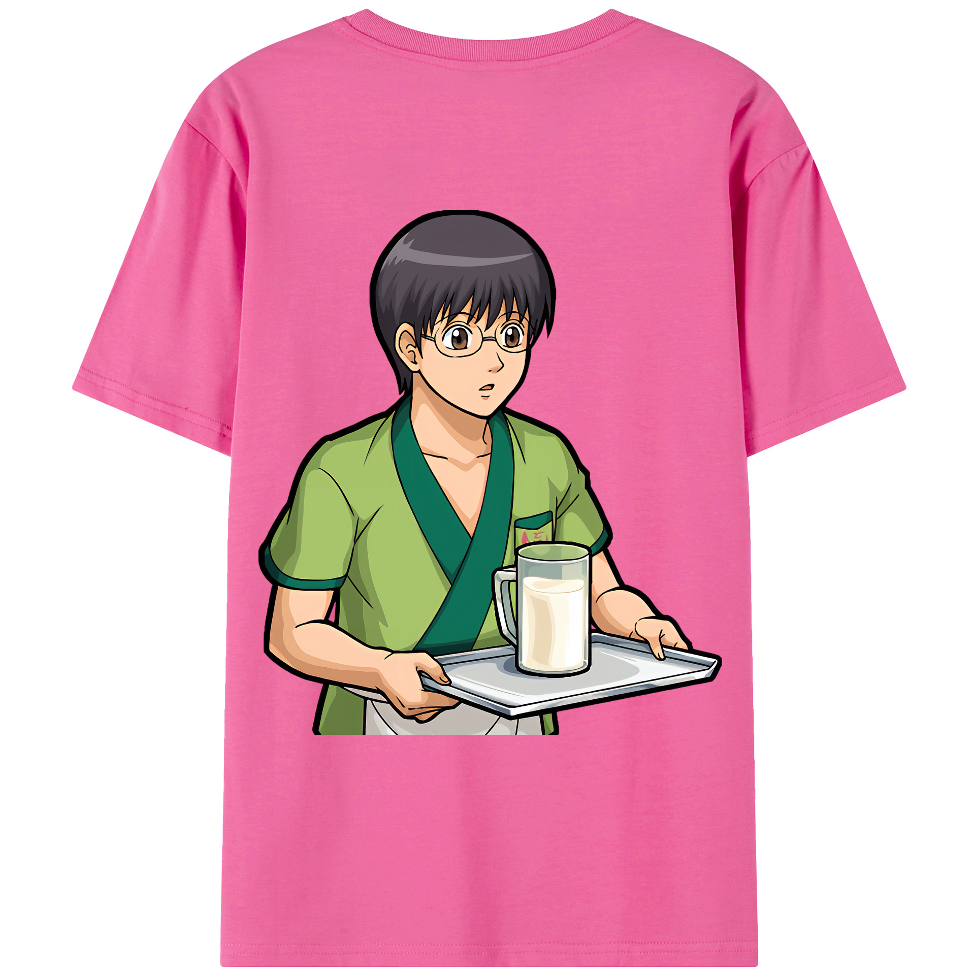 （画像用） ぎんたま 坂田銀時（さかたぎんとき） 神楽 志村新八（しむら しんぱち） GINTAMA Sakata Gintoki Kagura Shimura Shinpachi レディース半袖Tシャツ(バックプリント)